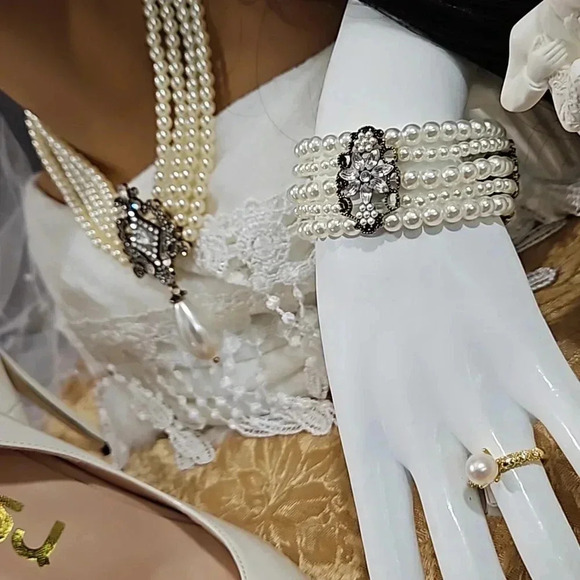 Shower Me With Pearls is a Unique One-Of-A-Kind Tiara Bundle - Picture 15 of 17